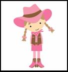 cute cowgirl clipart

